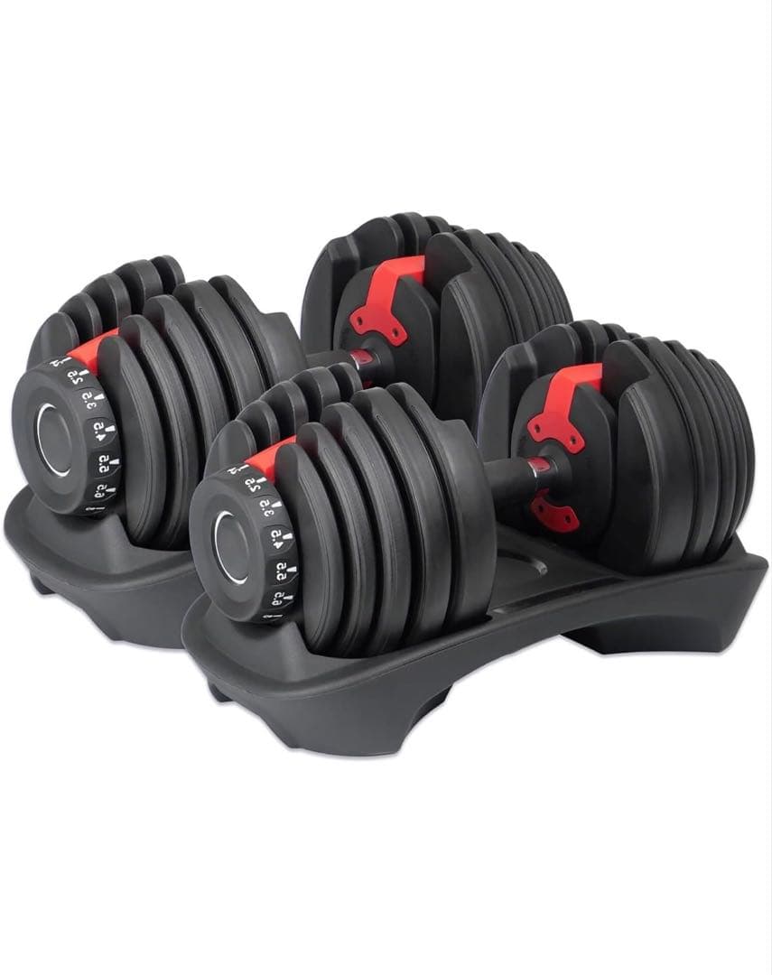 可変式ダンベル24kg×2 ダイヤル式