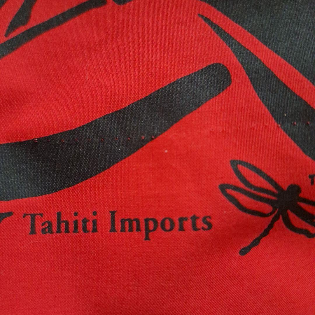 タヒチインポーツ　赤パウスカート