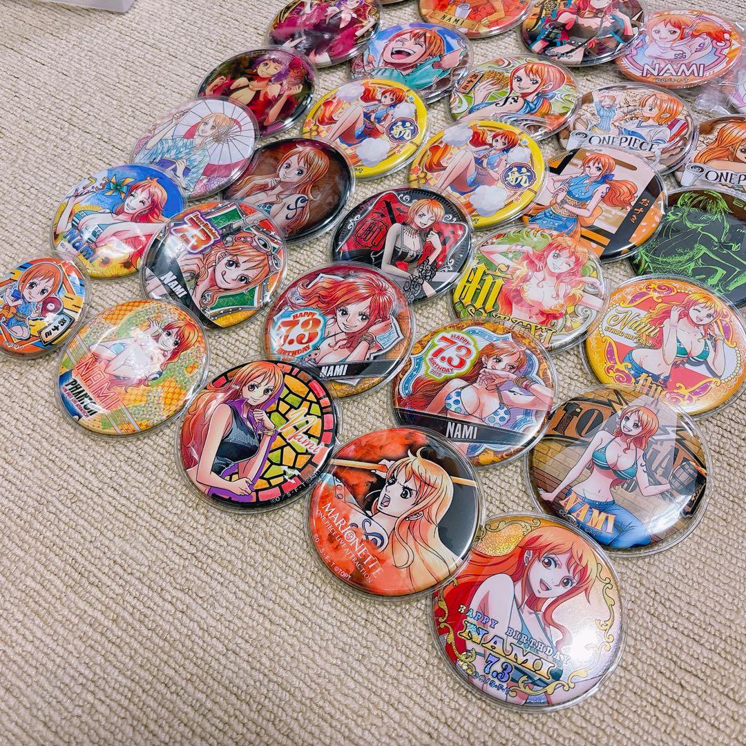 ONE PIECE ナミ カリーナ 輩缶バッチ 30個セット