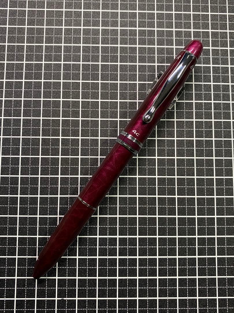 PILOT EXECT 4C BLACK&RED 多機能ペン