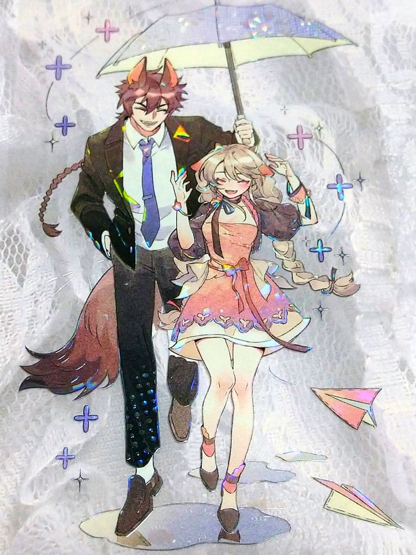 J612＃梦幻是真(贝壳光)没尾巴的猫切り売り海外人物マステ女の子