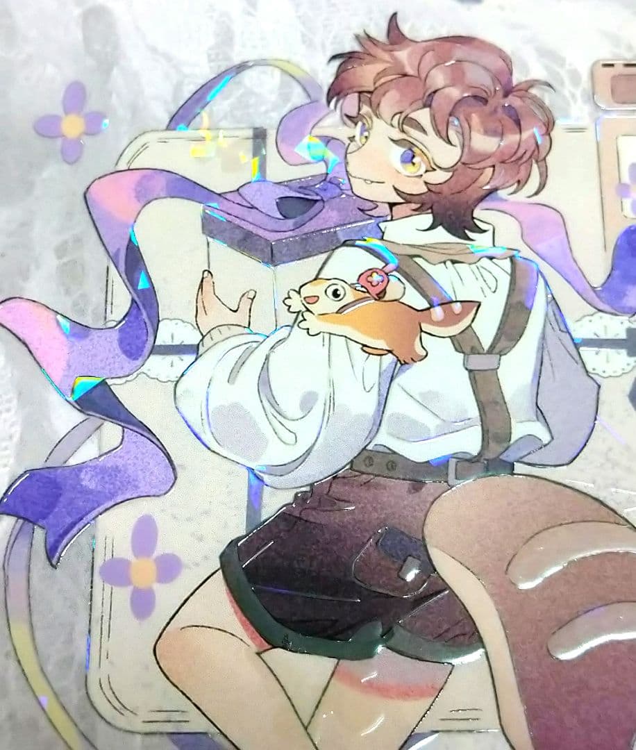 J612＃梦幻是真(贝壳光)没尾巴的猫切り売り海外人物マステ女の子