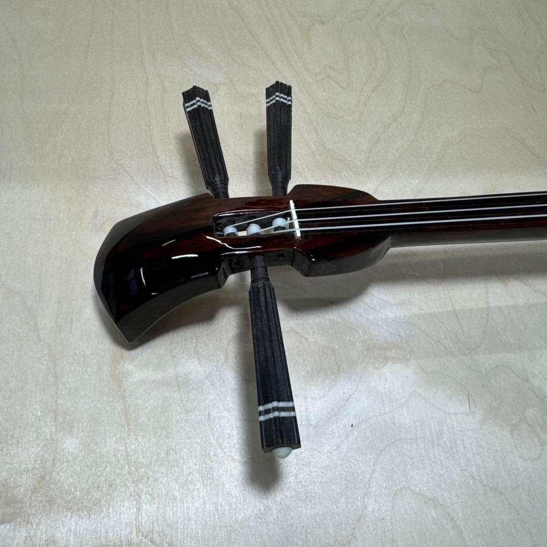 真壁型三線　仲嶺盛文作　本皮一枚張り ハードケース付き　こうさん専用