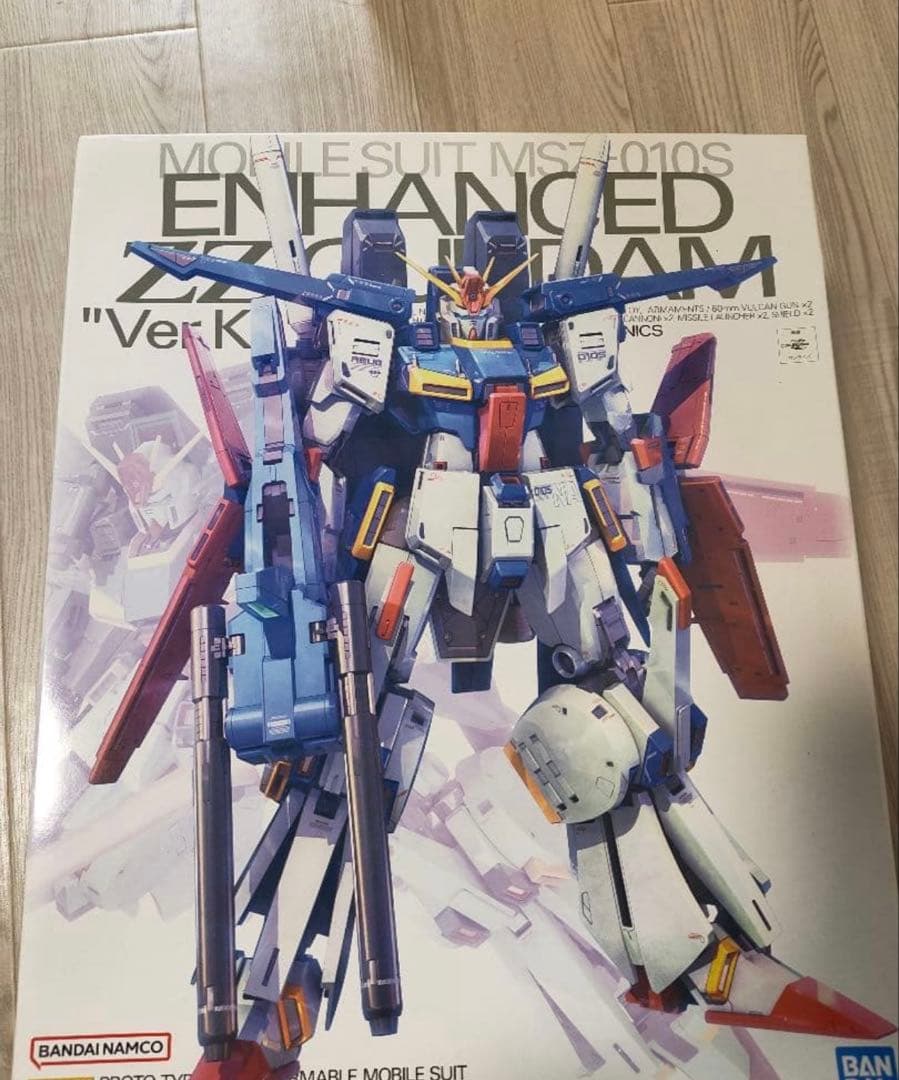 MG 強化型ZZガンダム Ver.Ka 未組立