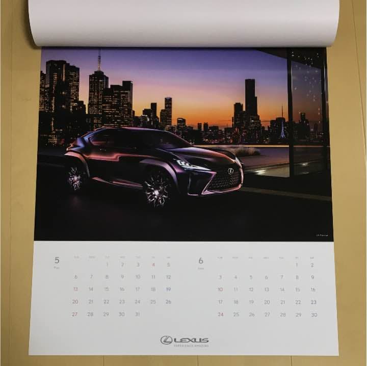 レクサス 壁掛けカレンダー 2018年度