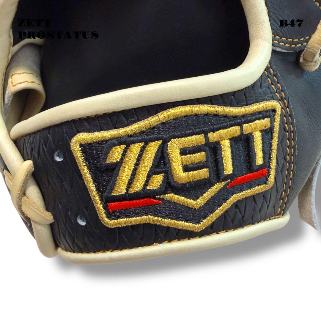 人気品！ ZETT PROSTATUS 軟式 野球 グローブ グラブ 二塁 遊撃