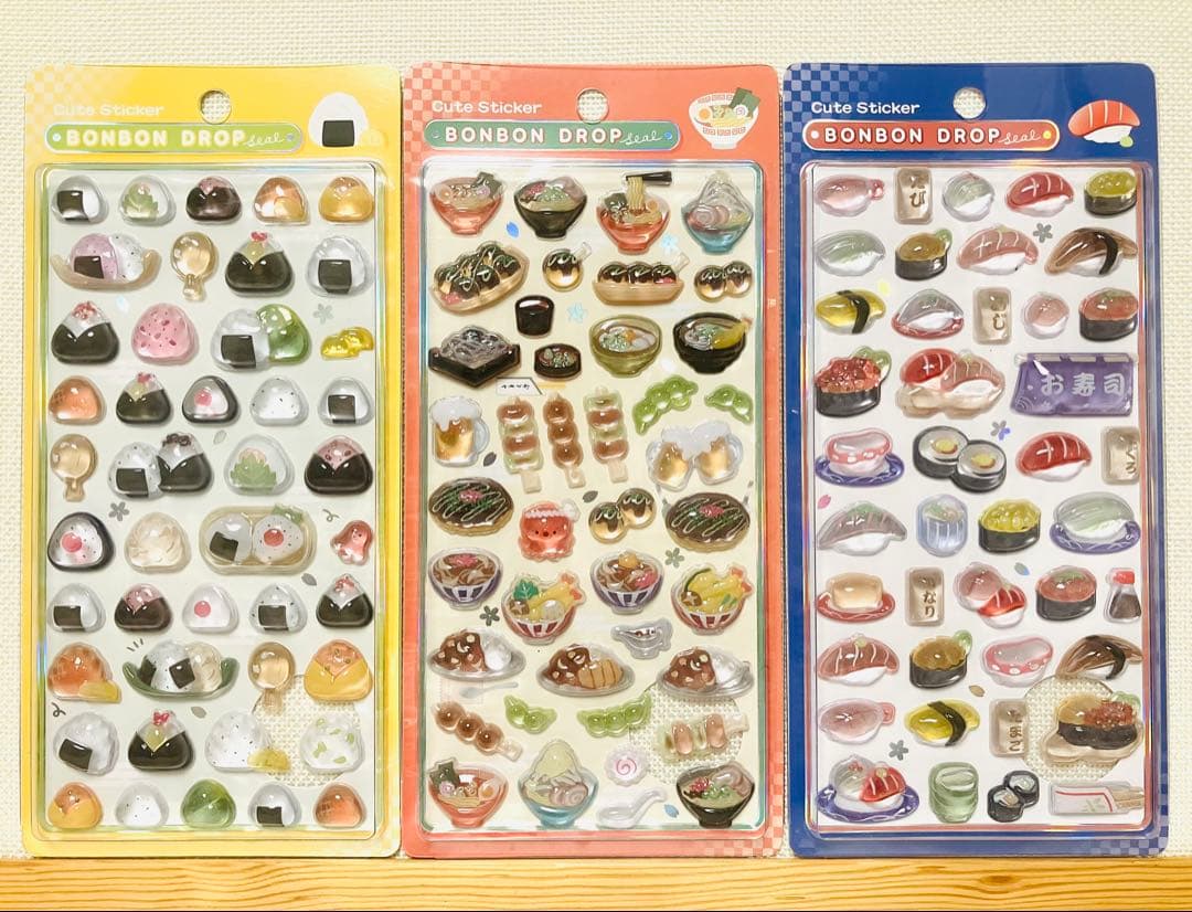 正規品　新品未開封　ボンボンドロップシール　和柄　6点セット