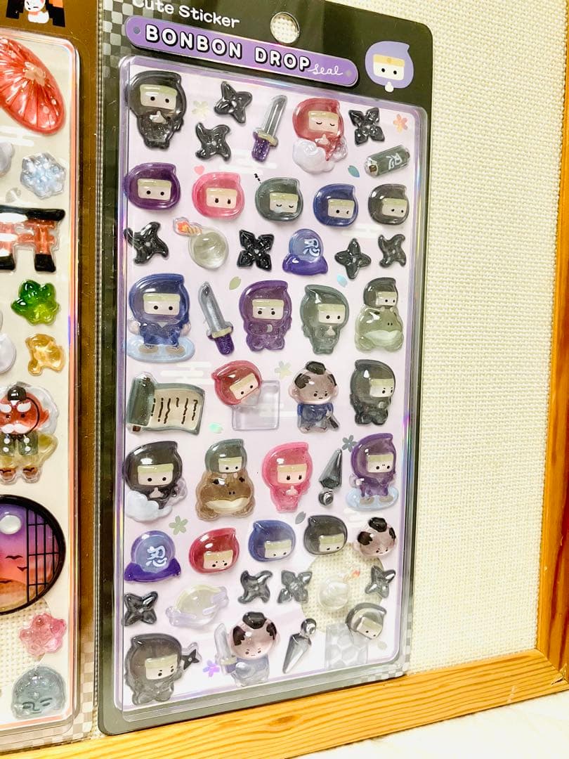 正規品　新品未開封　ボンボンドロップシール　和柄　6点セット