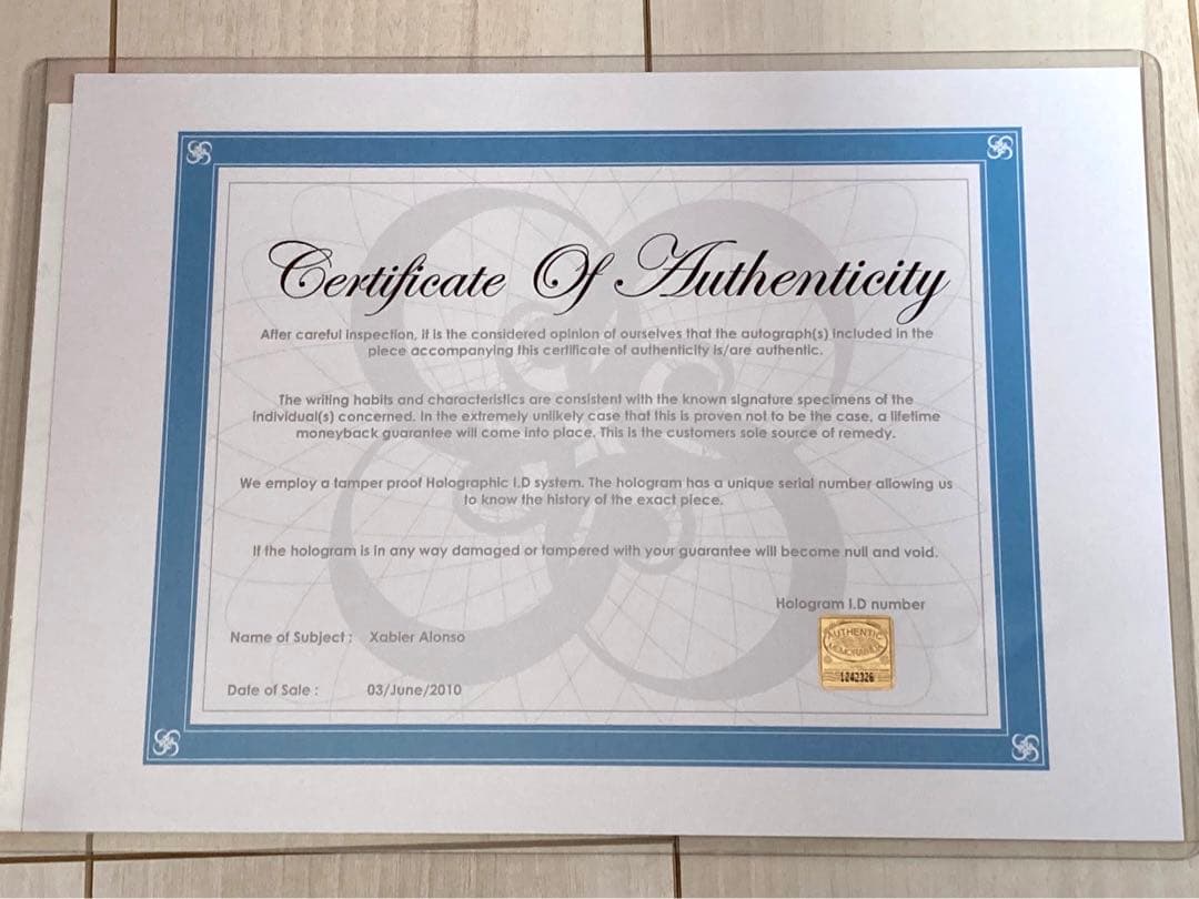 シャビ アロンソ Xabier Alonso スペイン レアルマドリッド