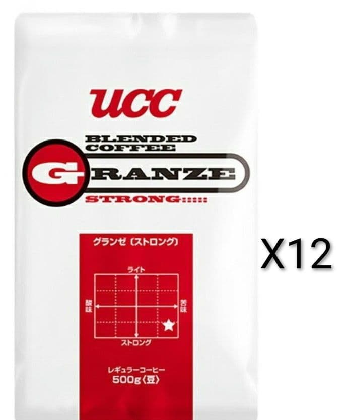 UCCコーヒー豆 【豆】 グランゼ ストロング500g 12袋入り