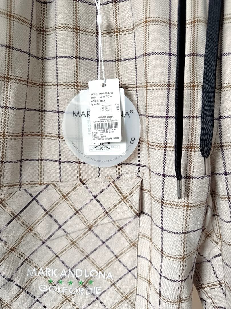 新品 ★ MARK&LONA イージーパンツ ジョガー マーク&ロナ ベージュ