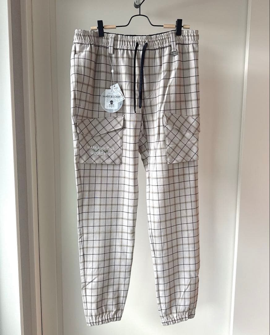 新品 ★ MARK&LONA イージーパンツ ジョガー マーク&ロナ ベージュ