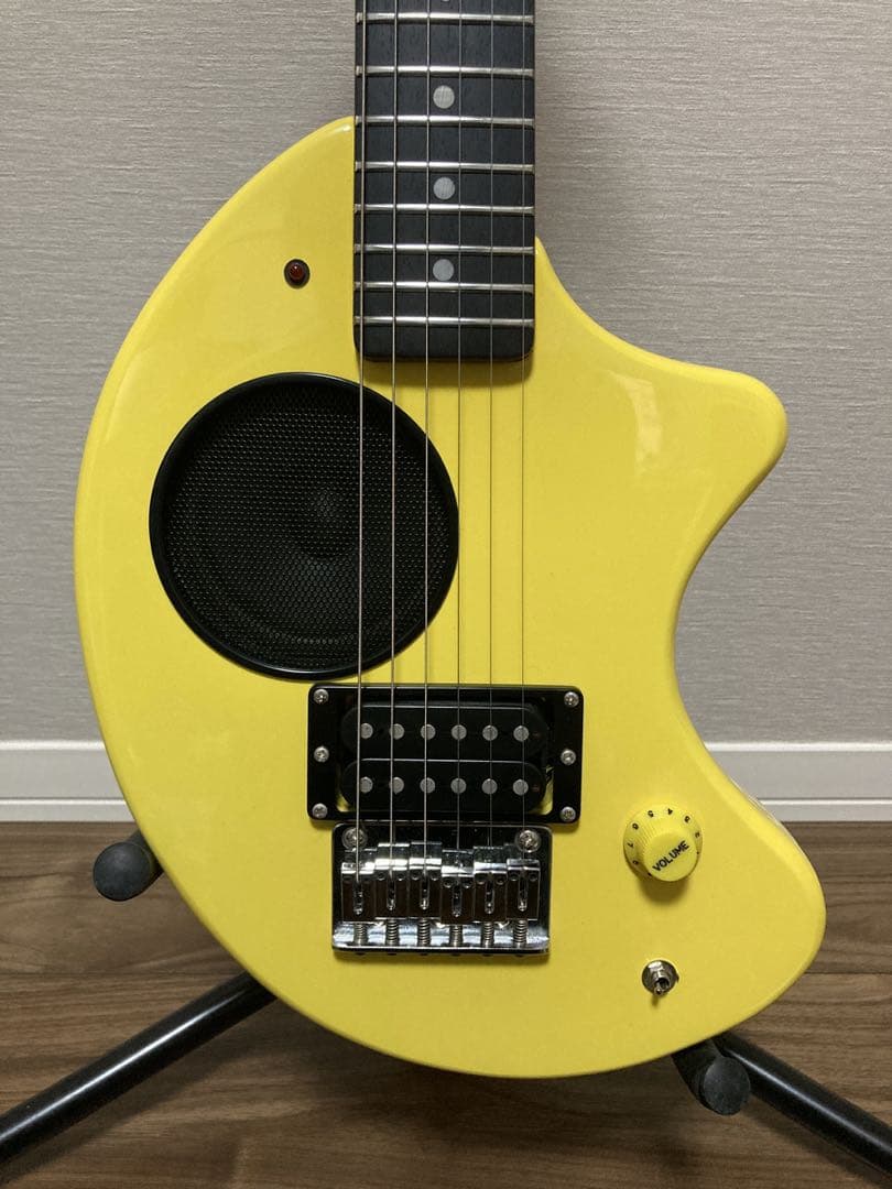 美品 FERNANDES ZO-3 黄色 イエロー USBアダプター付き 弦新品