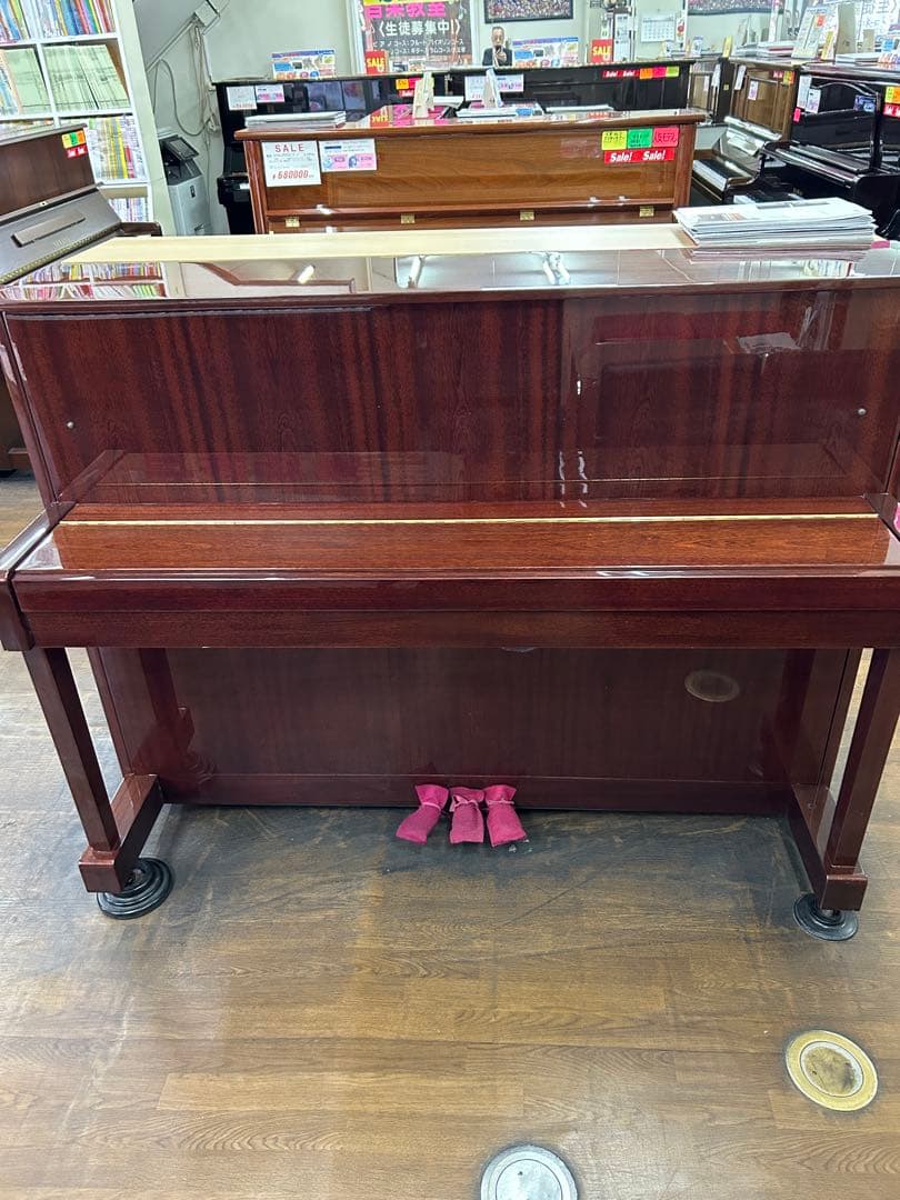 超価格カワイピアノ、CX5H、人気のコンパクトタイプ、高級木目調、1台限り！