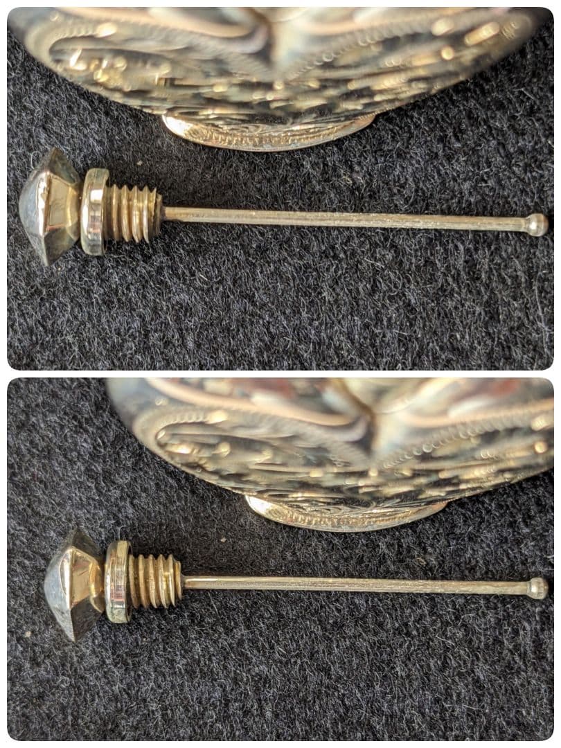 ♦銀瓶 彫金花卉紋様 香水瓶 ロート付 東京三越 コレクション骨董品アンティーク