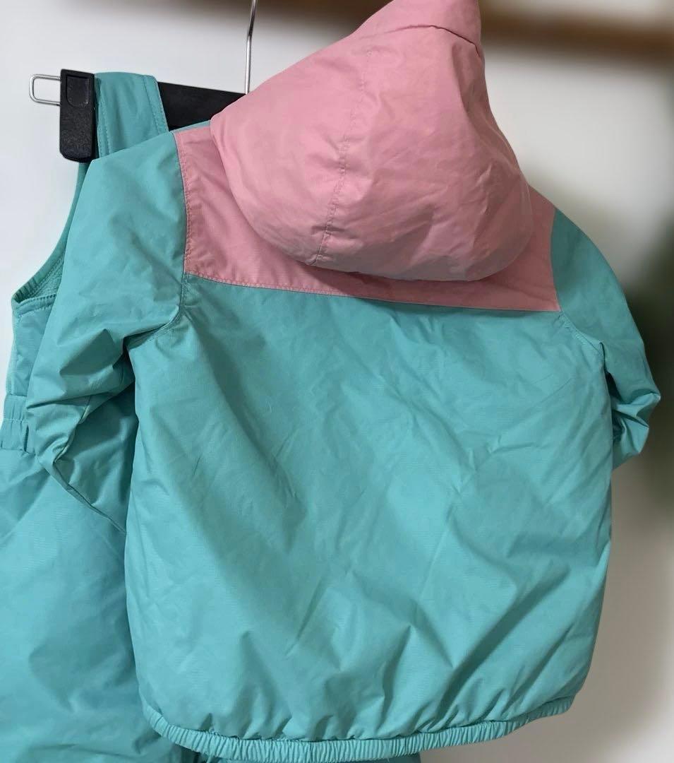 美品コロンビア　キッズ　リバーシブル　スキーウェア　スノーウェア　3T 100