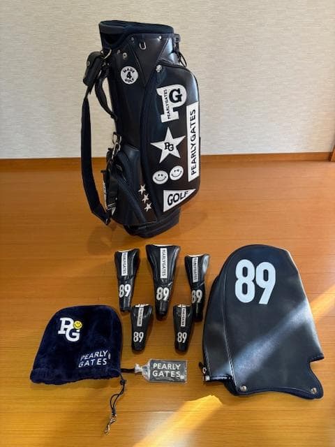 PEARLY GATES キャディバッグ 89　ヘッドカバー等 7点セット