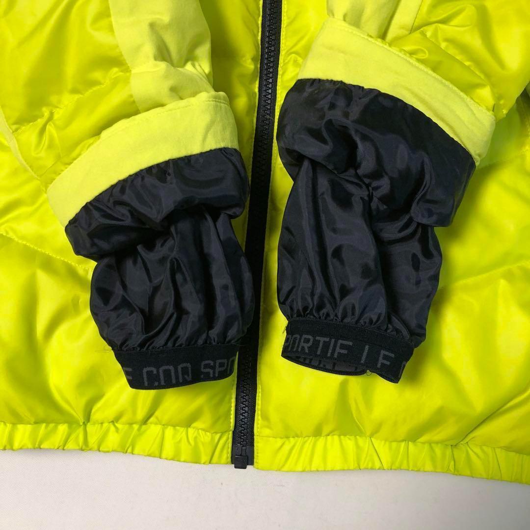 ルコックゴルフ◆ジップアップ ダウン ジャケット イエロー Mサイズ