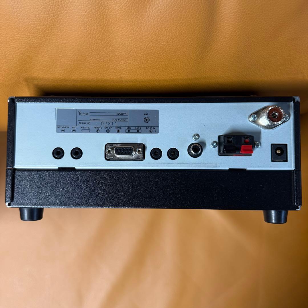 ICOM IC−R75 ／AD-55J 完動・未使用品