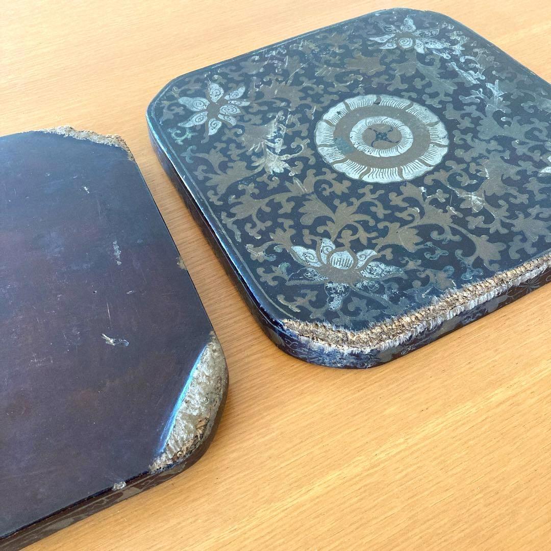 中国 アンティーク 陶器セット 花柄 黄色