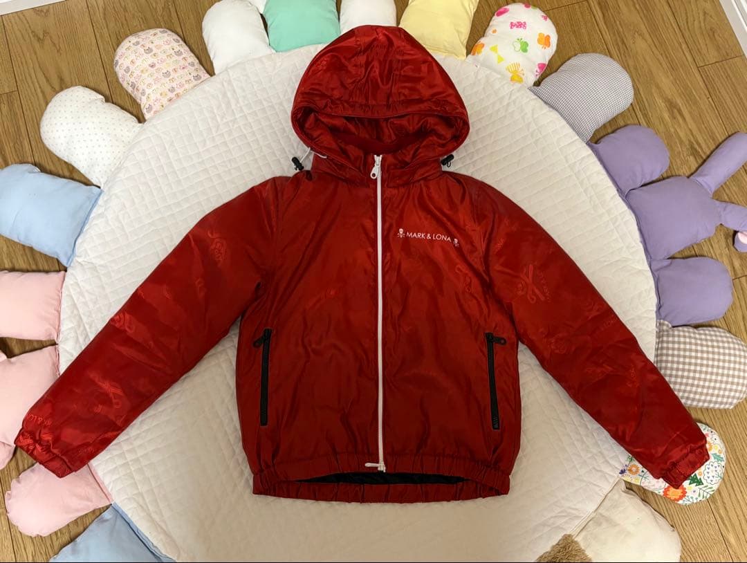 最終価格　マークアンドロナ　★正規品★ ブルゾン　赤　36 Sサイズ　スカル