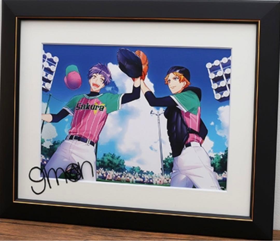 A3!展　東京会場　複製サイン入りキャラファイングラフ　複製原画