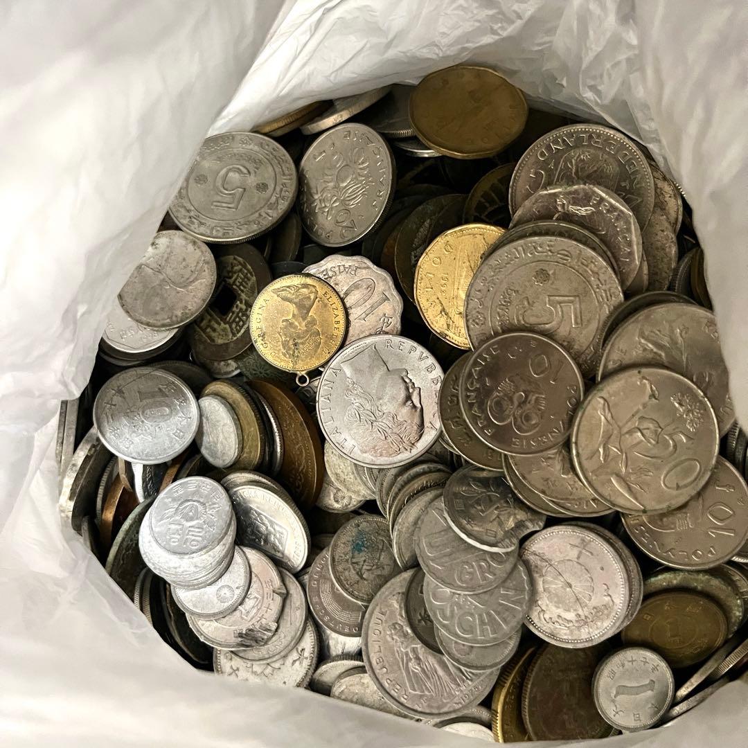 希少古銭・雑銭 約6kg まとめ売り