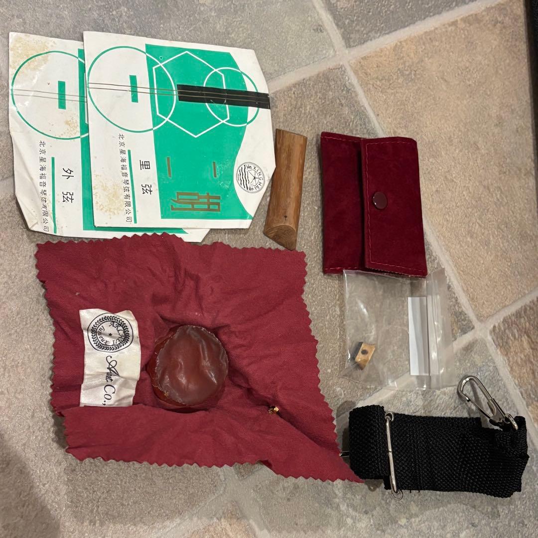 【希少品】高級 二胡 宋廣寧製 付属品 ケース付き現状渡し