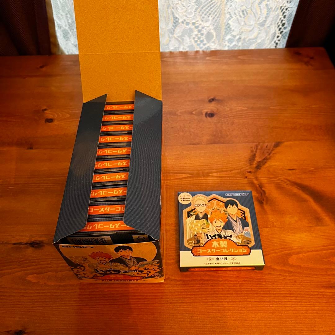 ハイキュー 推し旅 京都 木製コースターBOX