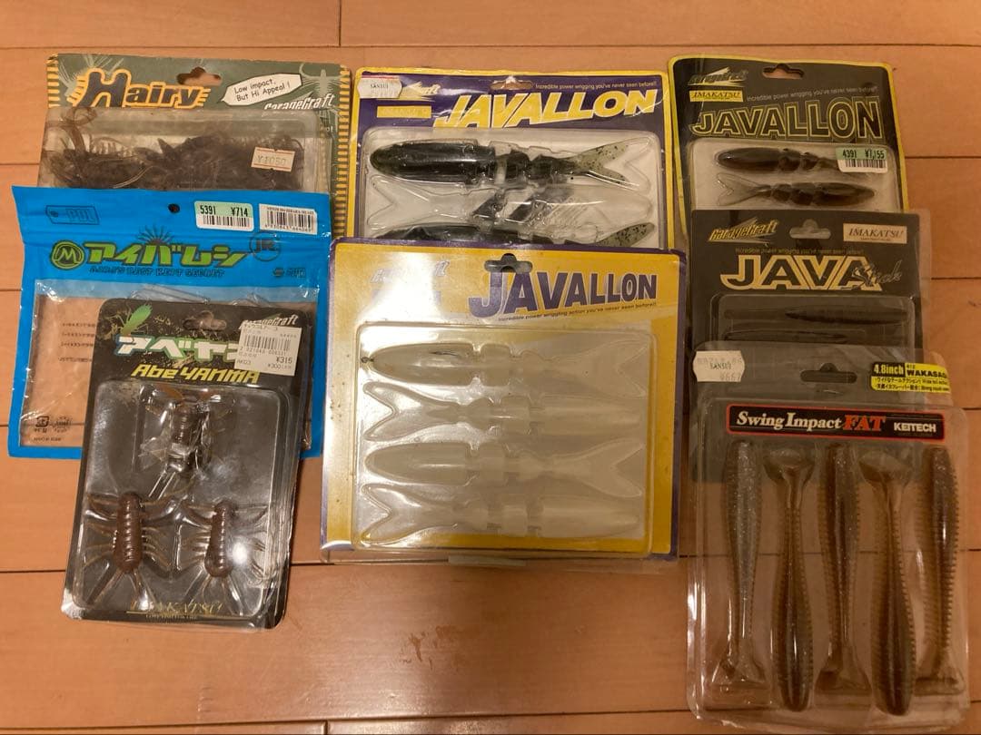 ▪️バス釣り引退品　ルアー、ワーム、フック、ライン、タックルボックス等 全部込み