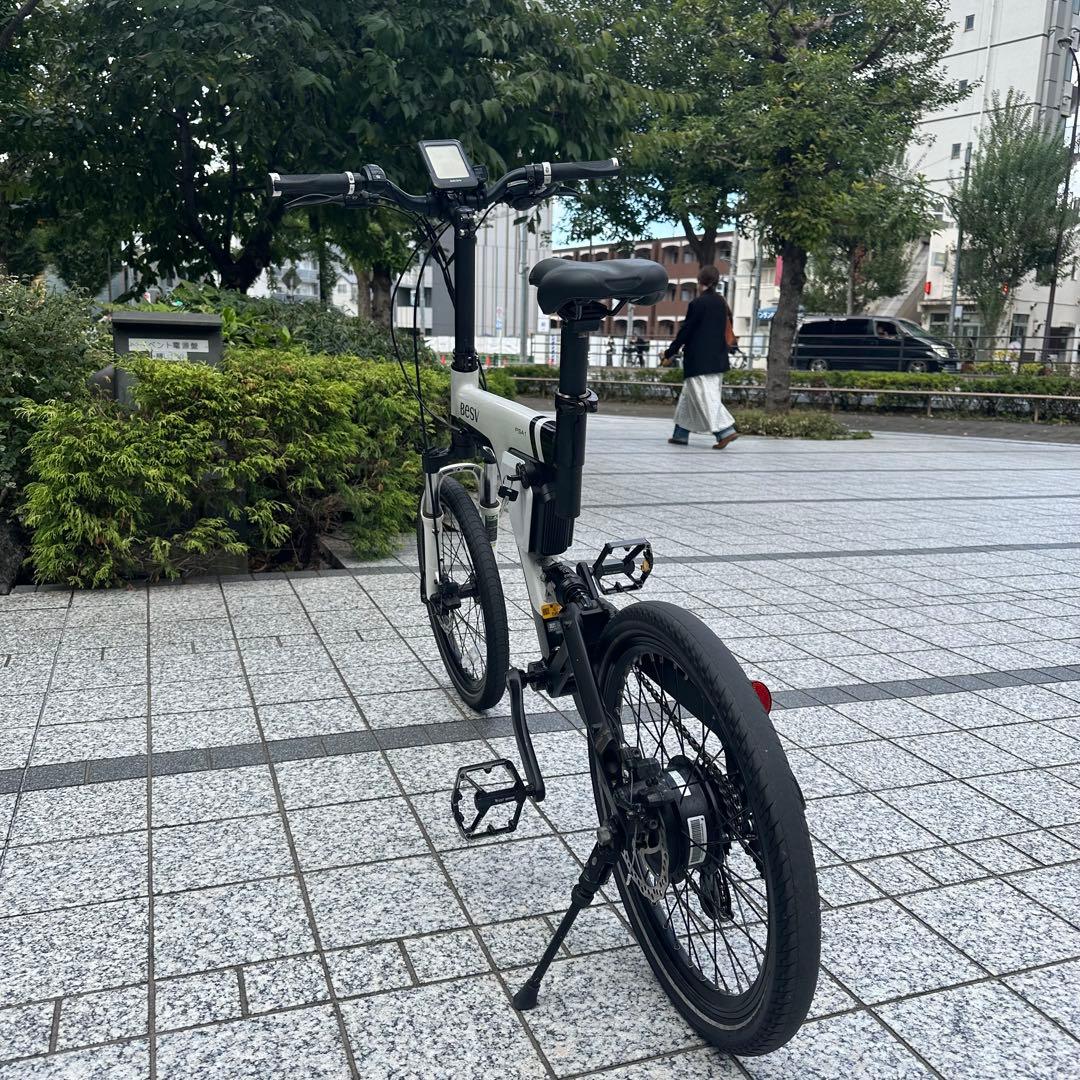 ゴン　ベスビー BESV PSA1 電動アシスト自転車 20インチ 白黒