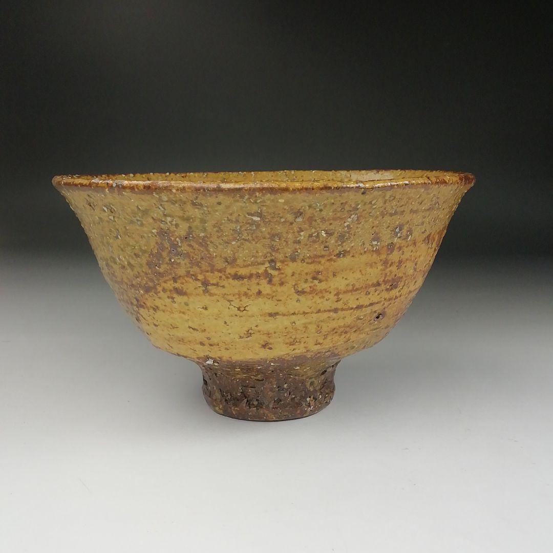 Ｔ４１１　茶碗　『伊羅保茶碗』　『宇田佐平 造』　共箱　抹茶碗　茶道具