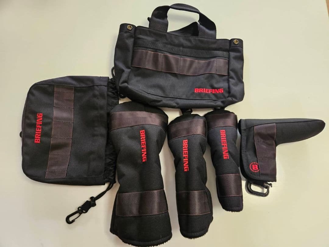 美品 ブリーフィングキャディバッグ CR4 #02 ブラック Bシリーズセット