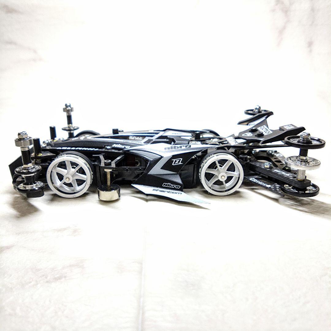 ミニ四駆　完成品　アズール アバンテMKⅢ　MSフレキ シロクロ