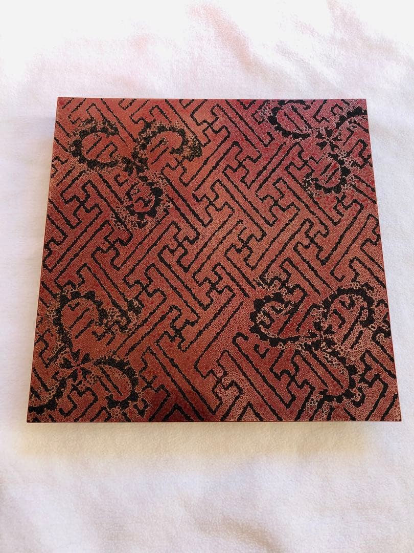 津軽塗　錦塗　プレート