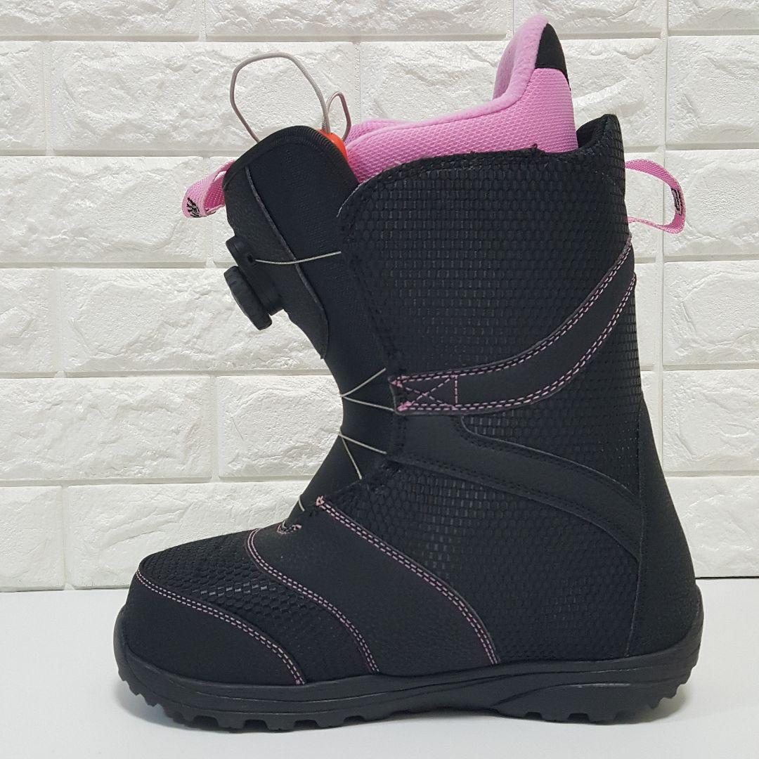 極美品 バートン レディース スノーボードブーツ PEACH BOA 黒 24
