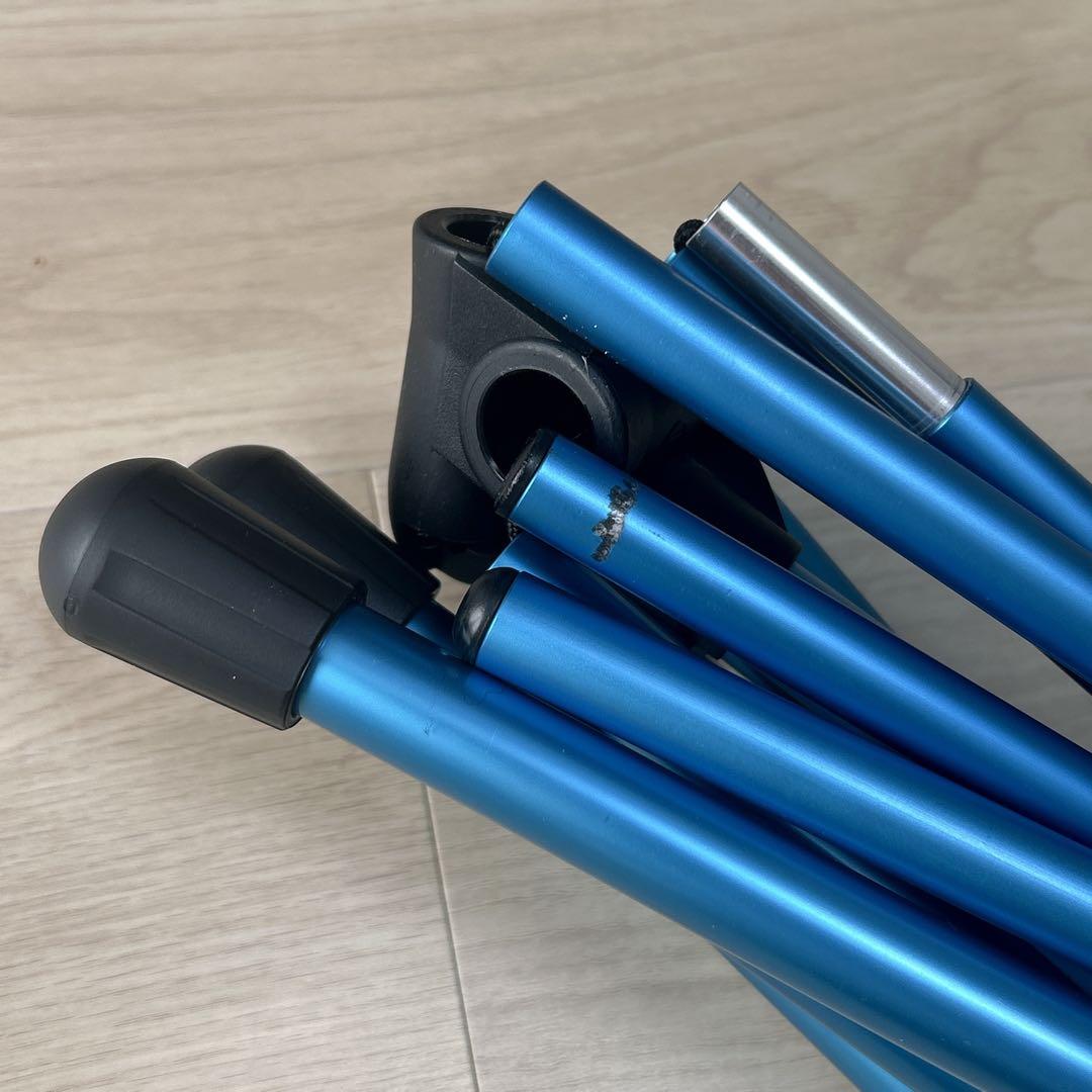 【美品】Helinox／ヘリノックス　サンセットチェア ブラック×ブルー