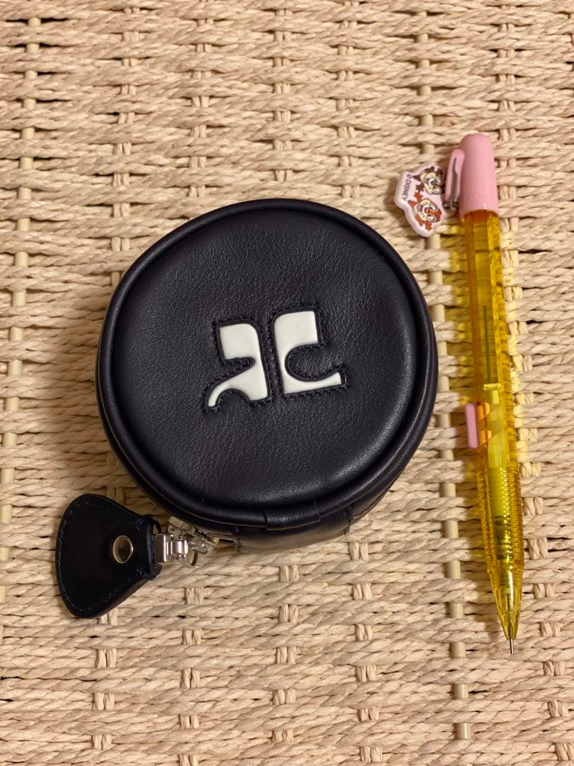 【新品】courrègesロゴミニポーチ