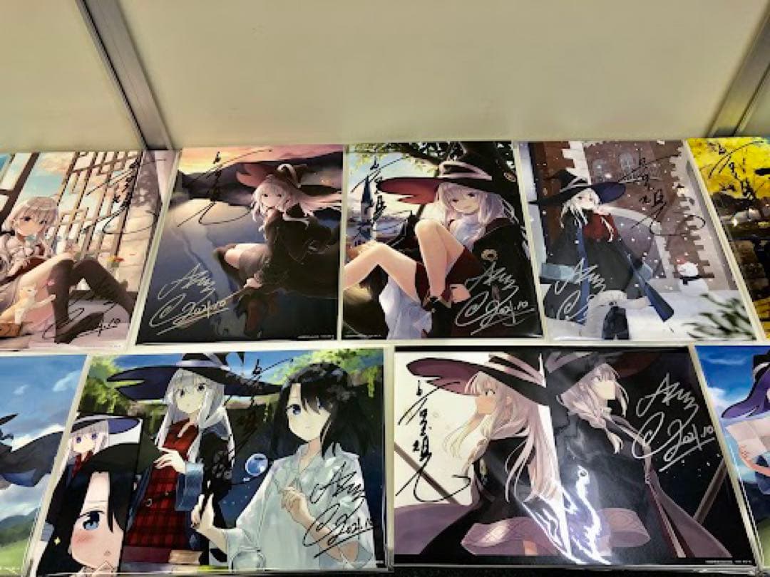 魔女の旅々 イレイナ 白石定規・あずーる先生W直筆サイン入り展示パネル