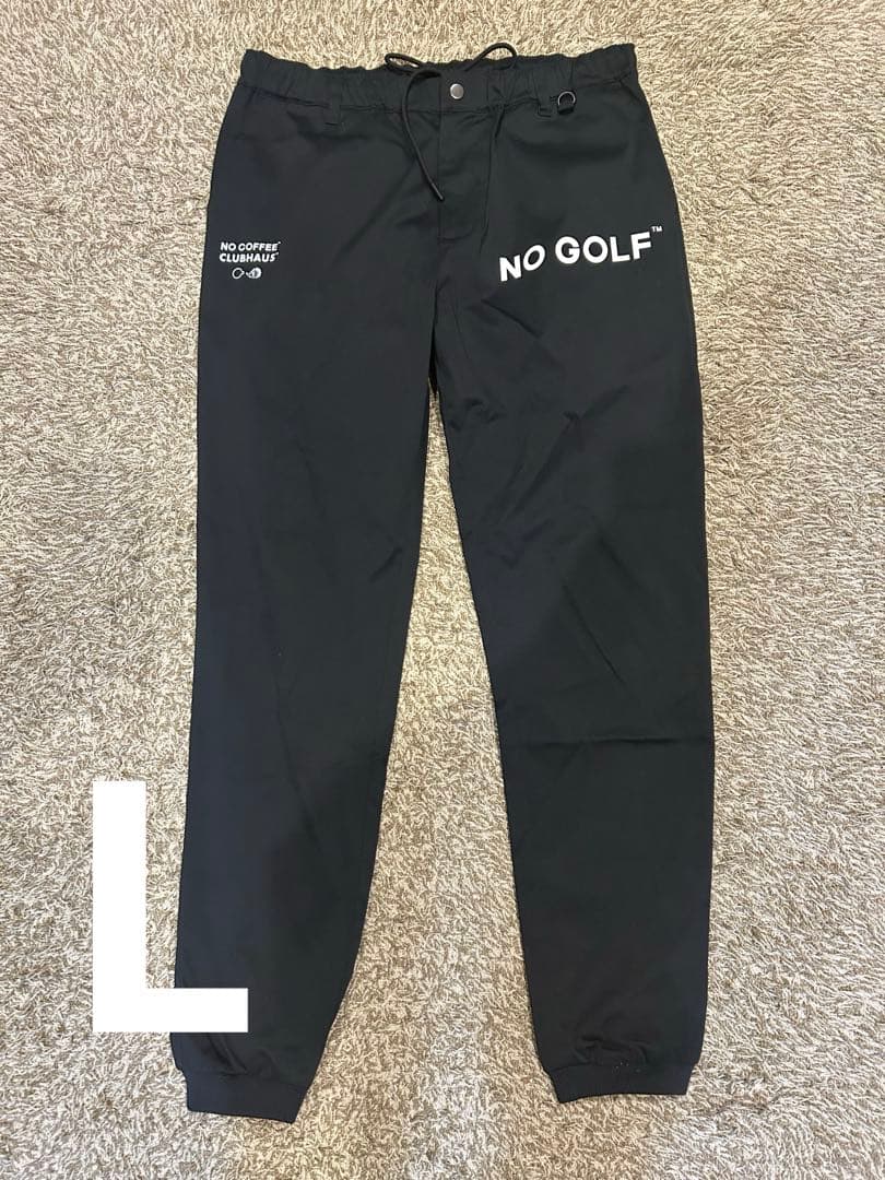 NO GOLF LONG PANTS BLACK Lサイズ