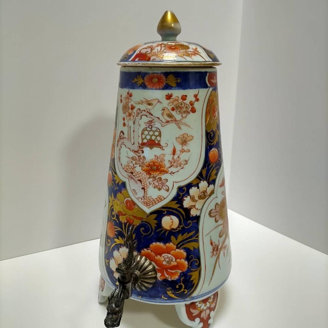 古伊万里 色絵菊花文ワインポット １７世紀 柿右衛門様式