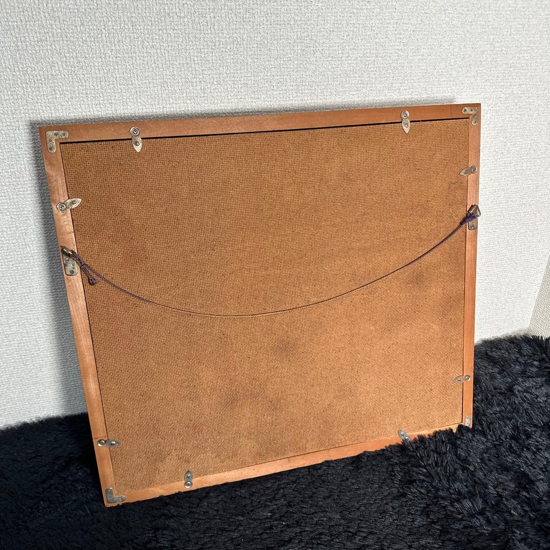 真作 Y.IWAI 絵画 岩井弥一 額縁 風景画 昭和 アンティーク