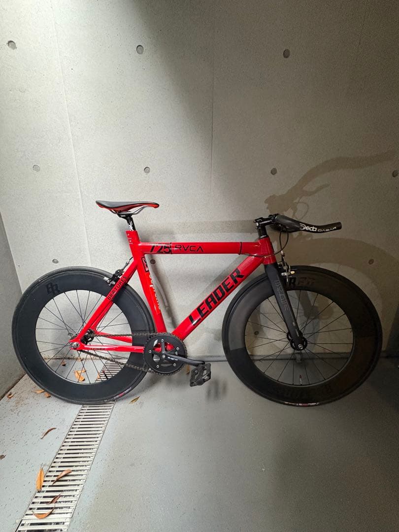 LEADER ピストバイク レッド