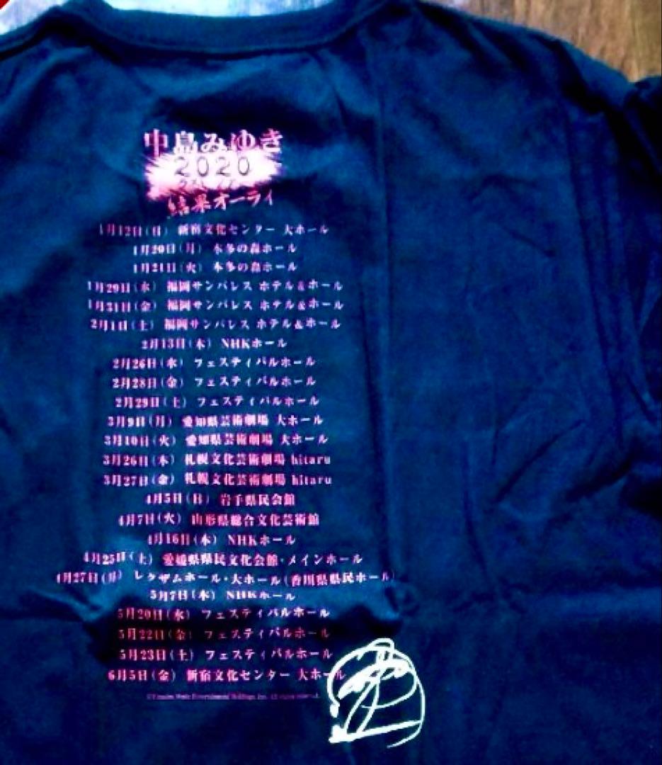 放出☆ 中島みゆき Tシャツ XL 2020年 ツアーグッズ 結果オーライ