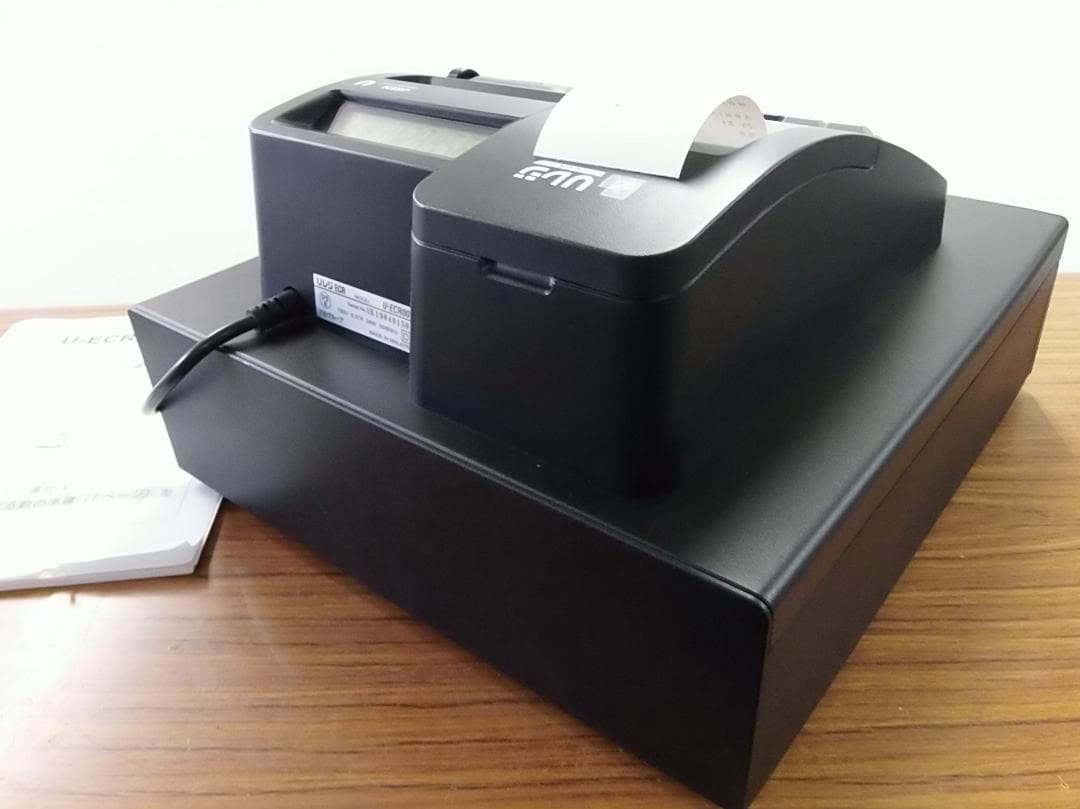 美品 Uレジ レジスター 8部門 適格簡易請求書 U-ECRO01　250818