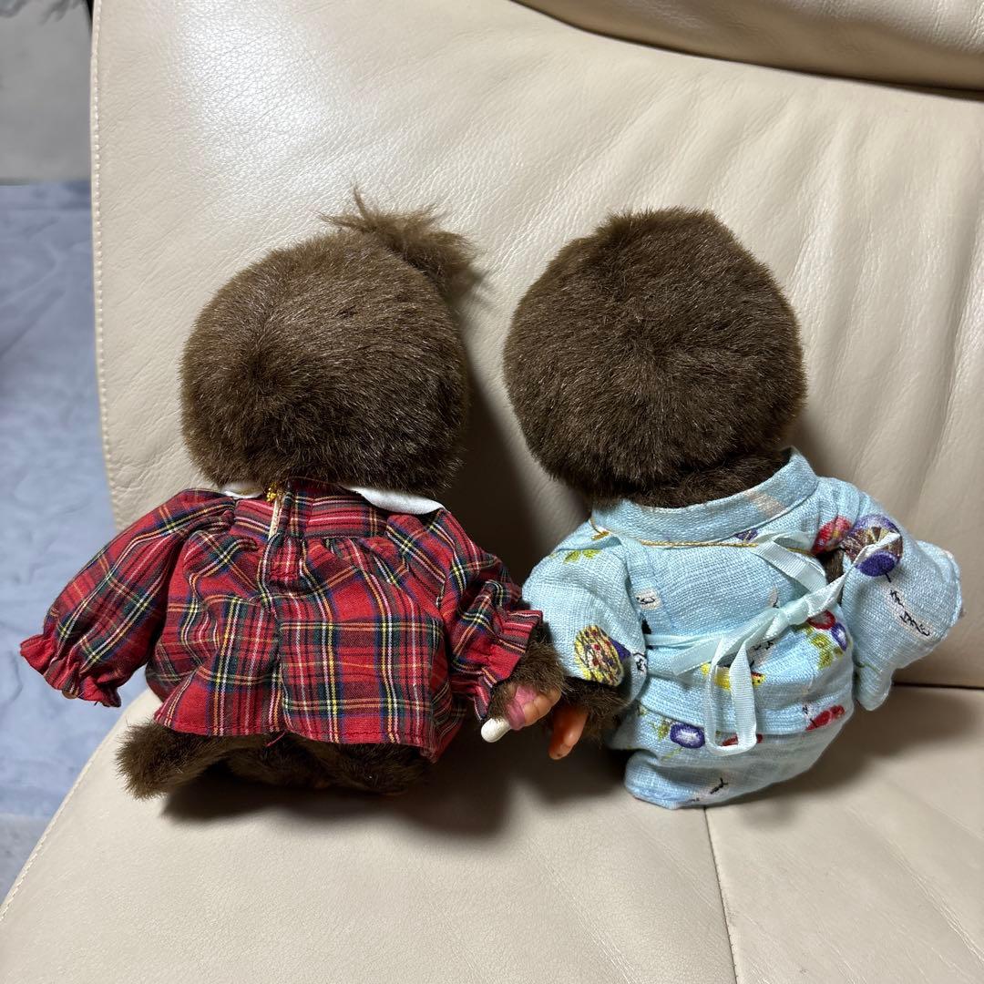 希少　タグ有り　セキグチ製　モンチッチぬいぐるみ　2点セット