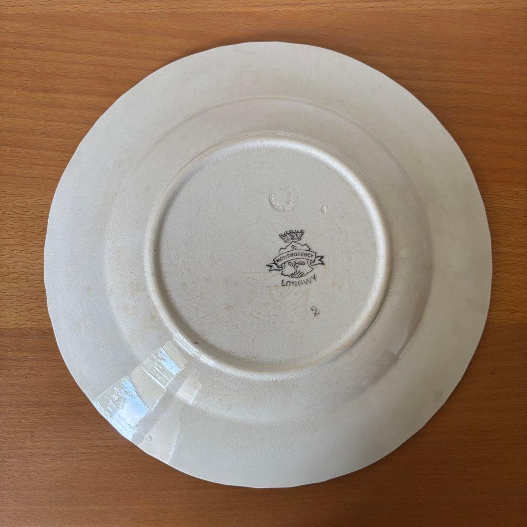 ロンウィ 深皿 29㎝ さくらんぼ プレート大皿 フランスアンティーク