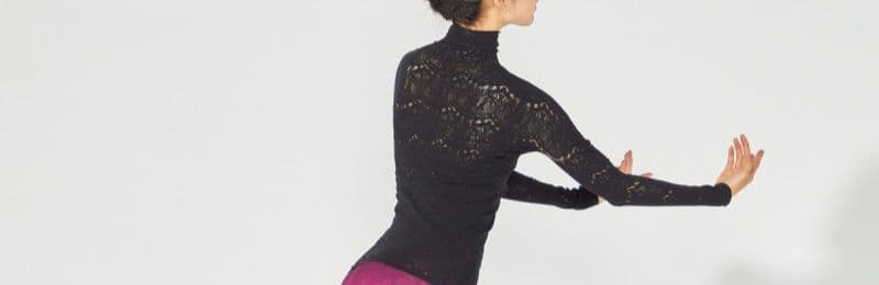 チャコット　ノーソーイング　ハイネック　長袖