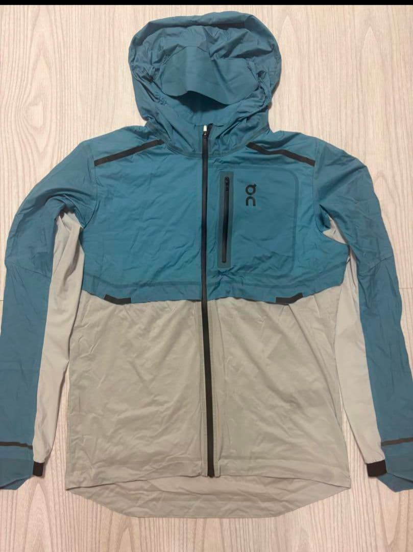 ON オン　ウェザージャケットWeatherJacket　メンズS　 青/白
