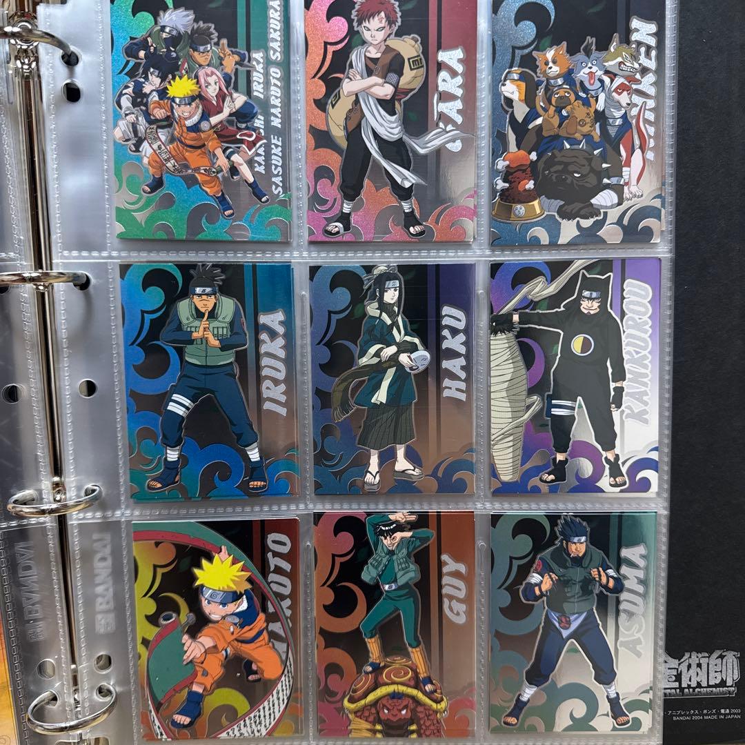 ナルト エッチングカード 9枚セット NARUTO